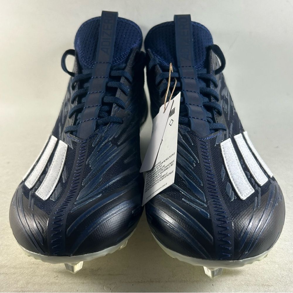 Adidas Adizero Men’s Football Cleats Dark Blue Size 14 HR1604 - Picture 2 of 8
